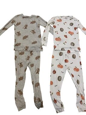 Carter’s Comfy Soft Two-Piece Pajamas-Set Fall Pumpkins Koalas